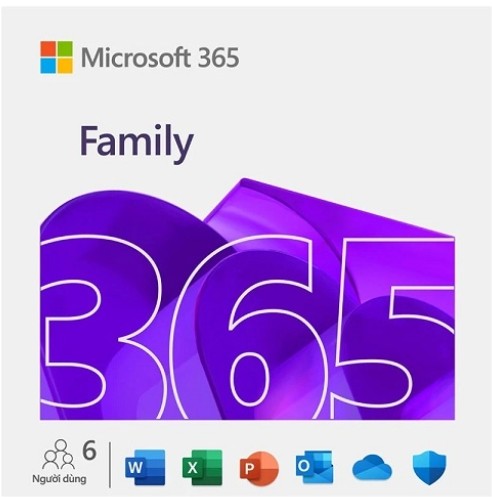 Phần mềm Microsoft 365 Family (Tối đa 6 user, 12 tháng)0