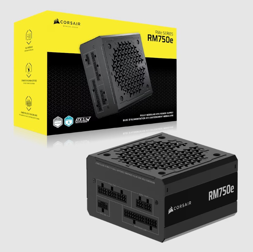 Nguồn Corsair RM750e 750W 80+ Gold (ATX 3.0)0