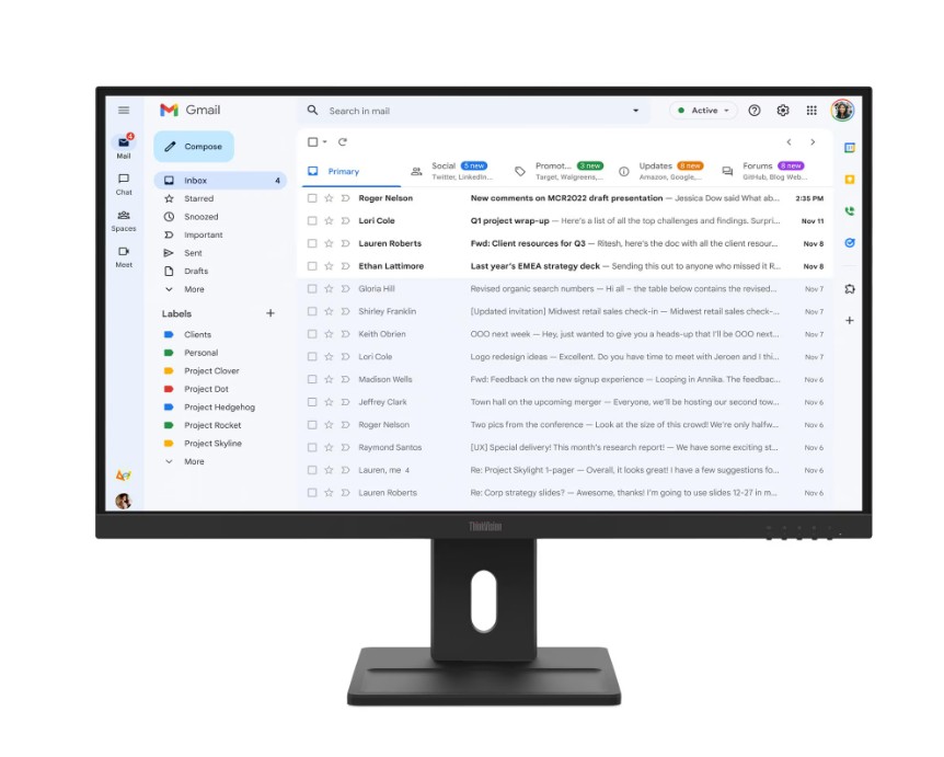 Màn hình Lenovo ThinkVision E27-40 27" FHD 100Hz0