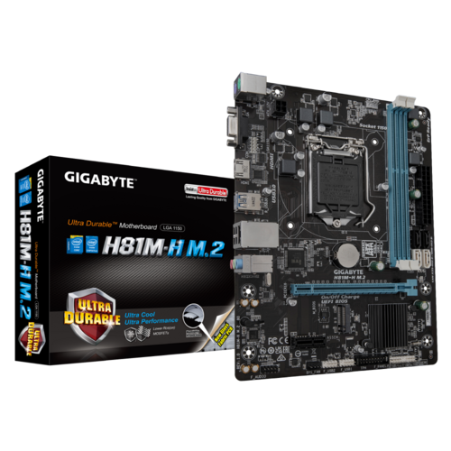 Mainboard Gigabyte H81M-DS2 DDR3 - Socket LGA1150, H810
