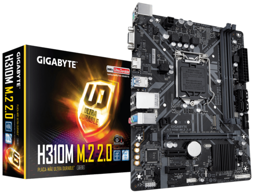 Mainboard Gigabyte H310M M.2 DDR4 - Socket LGA1151, H3100