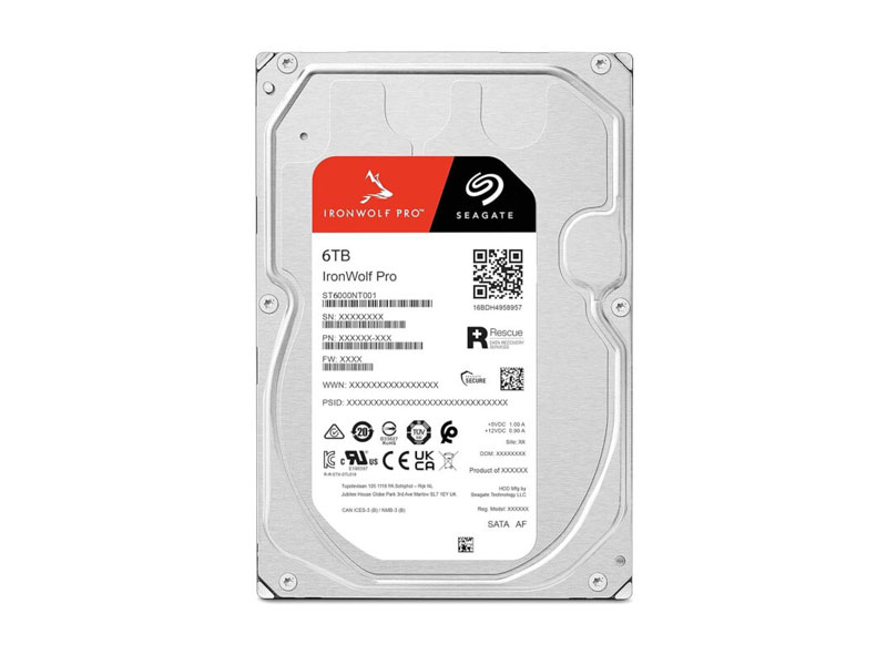 HDD Seagate IronWolf 6TB SATA3 (ST6000VN006) - Chuyên dụng NAS